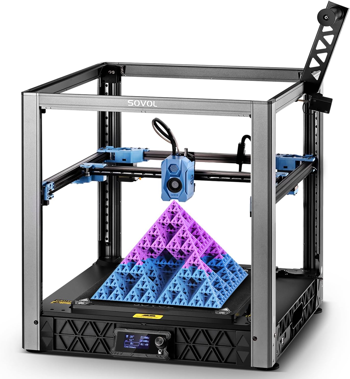 Sovol SV08/SV08 MAX Core-XY 3D Printer with Camera Voron 2.4 Open Source, 700 mm/s High Speed Printing 4 Independent Z Motor