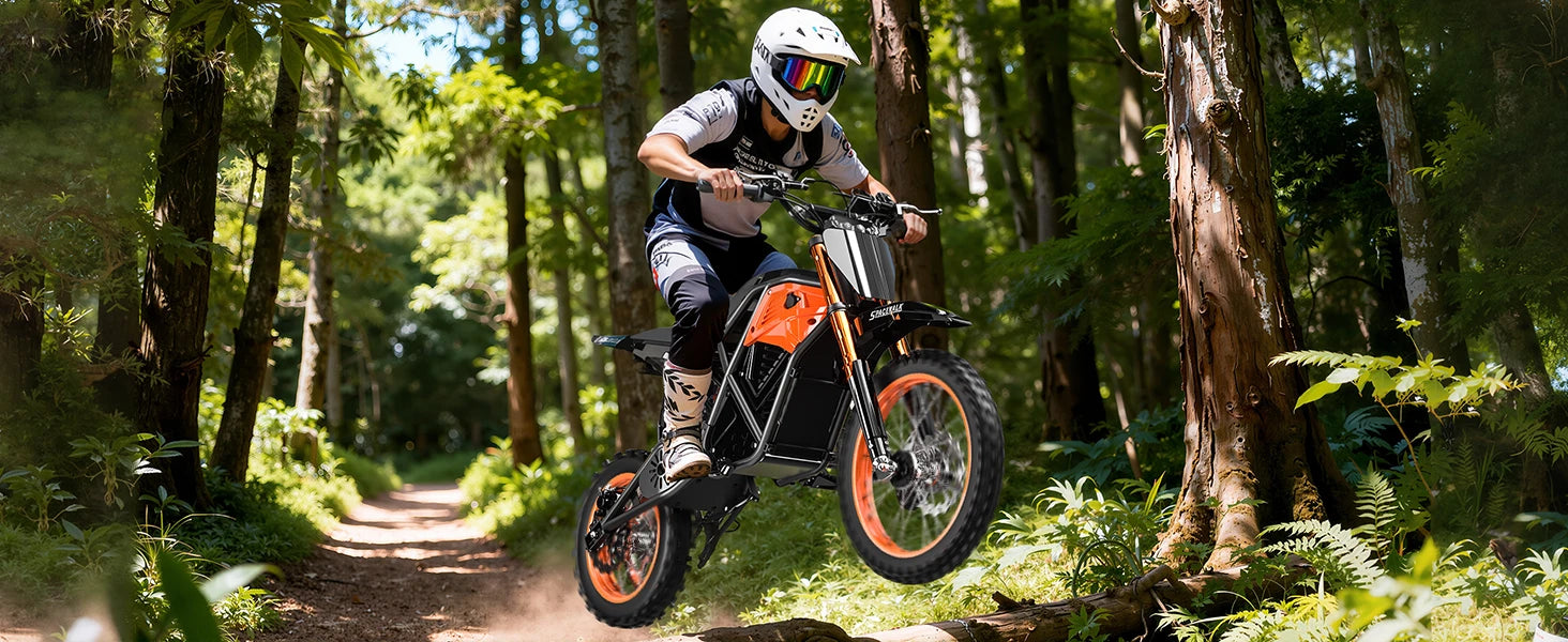 48V Electric Dirt Bike for Adults/Teens,3000W Peak Power Electric Motorcycle for Adults, 37.5MPH Top Speed & 60 Miles Long Range