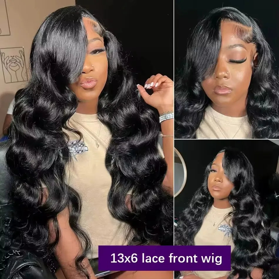 44 Inch Hd Body Wave Lace Front Wig Pre Plucked 13x4 13x6 Loose Wave Lace Frontal Wig Human Hair Wigs On Clearance Sale Lace Wig