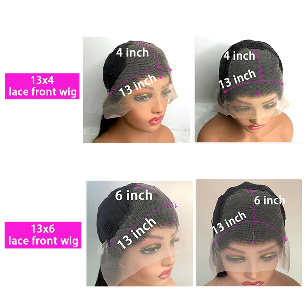 44 Inch Hd Body Wave Lace Front Wig Pre Plucked 13x4 13x6 Loose Wave Lace Frontal Wig Human Hair Wigs On Clearance Sale Lace Wig