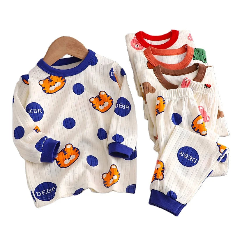 2023 Autumn Cotton Children's Pajamas New Born Onesie Bodysuit for Baby Gift Set Romper Clothes Sets