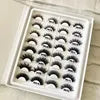 FDshine 2024 New Custom Packaging 16 Pairs Mink Eye Lashes With Lashes Book 20mm 22mm