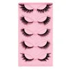 New Design Foxy Winged Cat Eye Lashes Angel Wing Natural Silk Lash Faux Mink fox Eye Lashes With Private Label