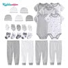24pcs New Born Baby Clothes Sets Star Print Baby Boy Clothing Set 100%cotton Baby Gift Set