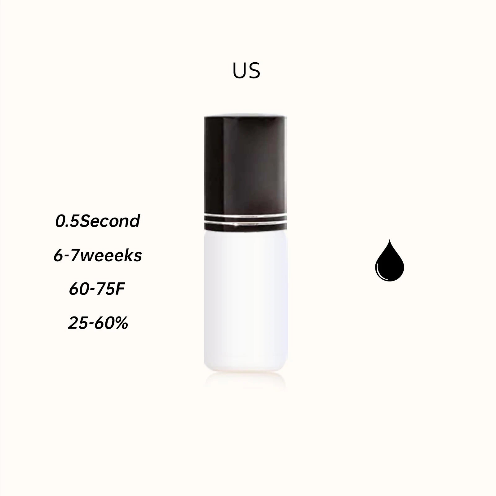 Private Label Waterproof Extra Strong Eyelash Extension Glue Fast Drying Adhesive Eye Lashes Glue Sky Glue for Lash Extensions