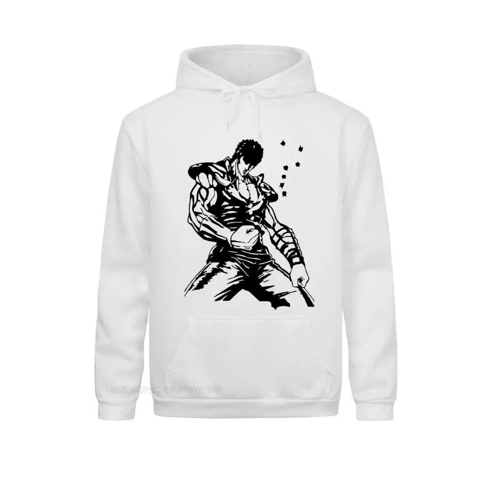Kenshiro Hokuto No Ken Pullover Hoodie Men Fist Of The North Star Fashion Cotton Tees Hoodies Camisas Hombre
