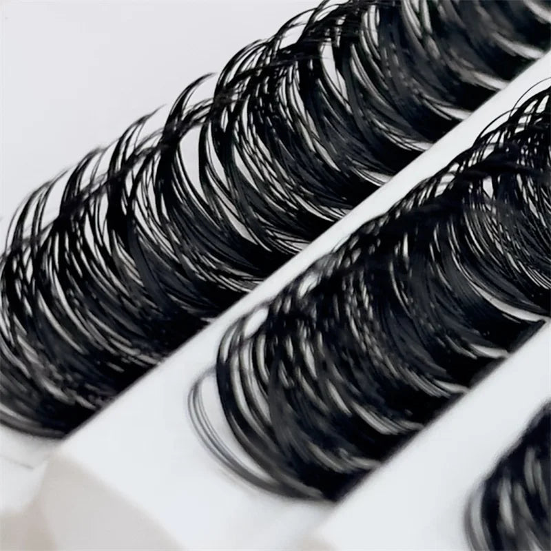 Wholesale Full Strip Eye Lashes Kits 30P-100P Private Label DIY Segment Lashes Cluster Eyelashes Vendor
