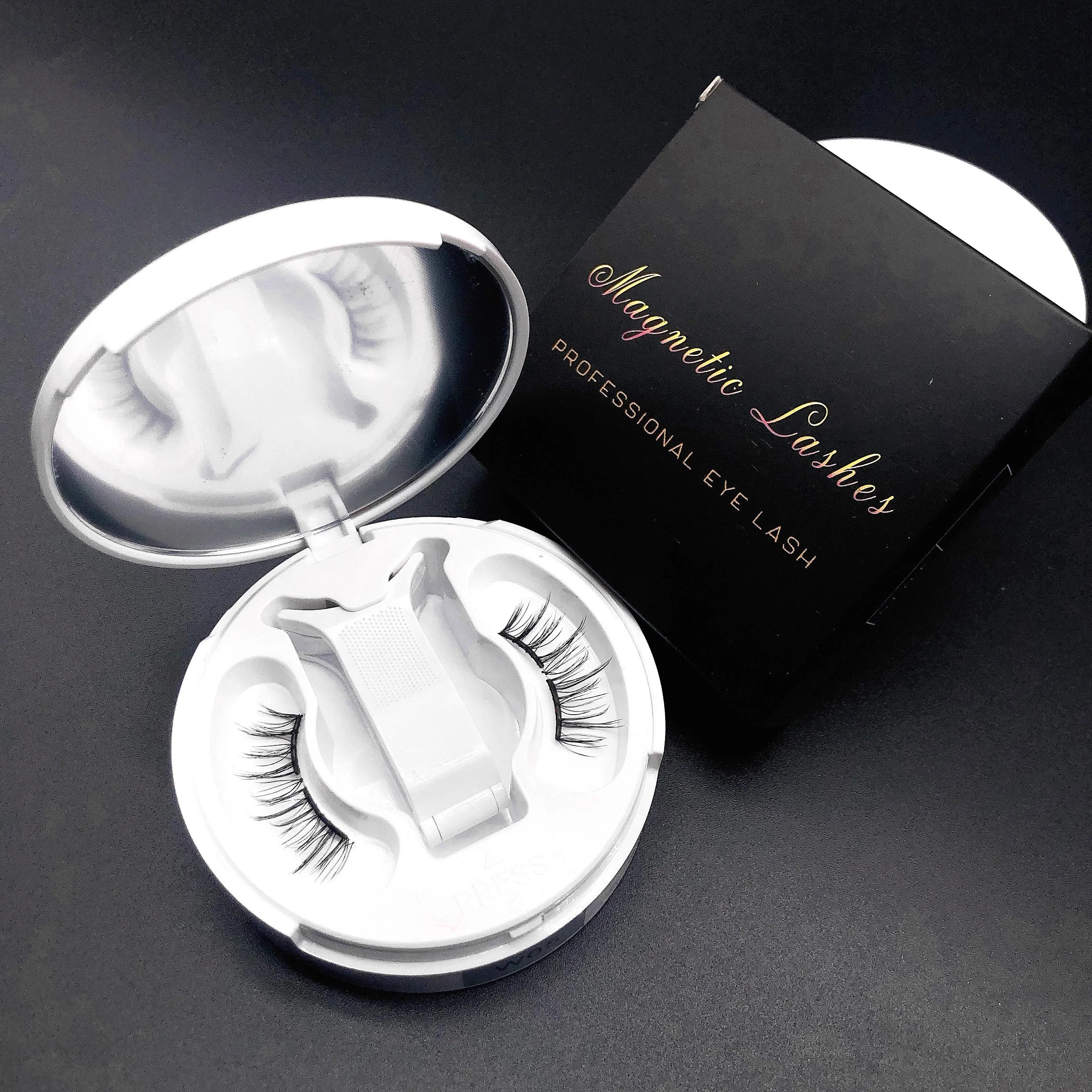 Long Soft Magnet Eyelash Strips Natural Faux Mink Eye Lashes Full Strip Cat Eyelashes Magnetic Lashes in Box Model Number