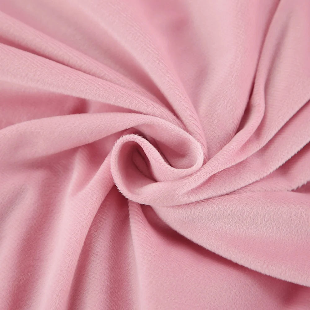 Enyami Hoodie Suit Coat Trousers Two-piece Women's Wear Women Pink Velour Sweatshirt Insert Pockets Track Pants Velvet Joggers