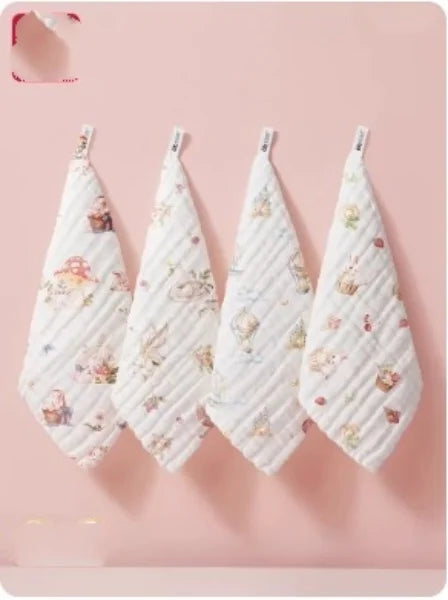 Quick-dry Baby Boys and Girls Lovey Baby Saliva Towel Drool Bibs for New Born,Infant,Toddles