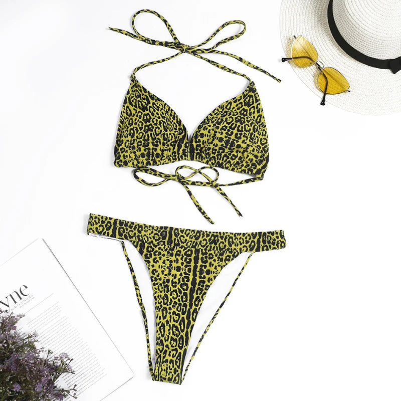 2024 Neon Yellow Crop Top Swimwear Women Summer Sexy Beachwear Mesh Long Sleeve Cover Ups Top Three Piece Swimsuit Bikini Set