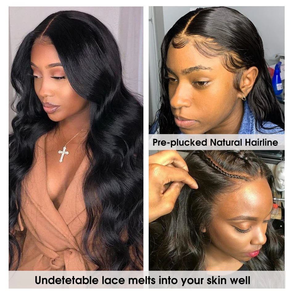Nadula Hair Lace Front Wigs 13x4 Brazilian Body Wave Wig Human Hair Wigs 13x6 360 Full Lace Wig For Women Swiss Lace Body Wave