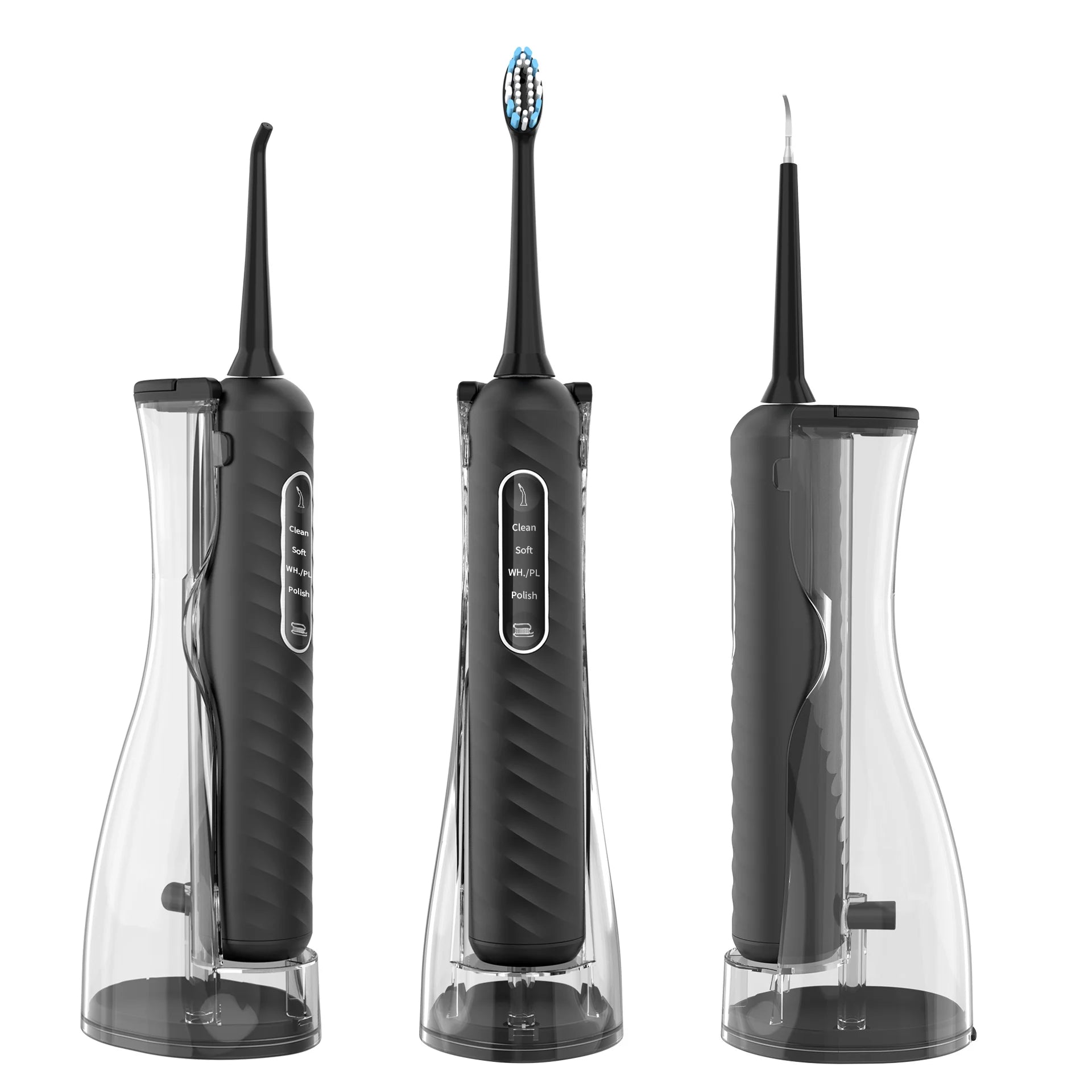 Portable Oral Care 3 in 1 Electric Toothbrush Water Flosser With Water Tank Tooth Brush