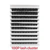 Wholesale Full Strip Eye Lashes Kits 30P-100P Private Label DIY Segment Lashes Cluster Eyelashes Vendor