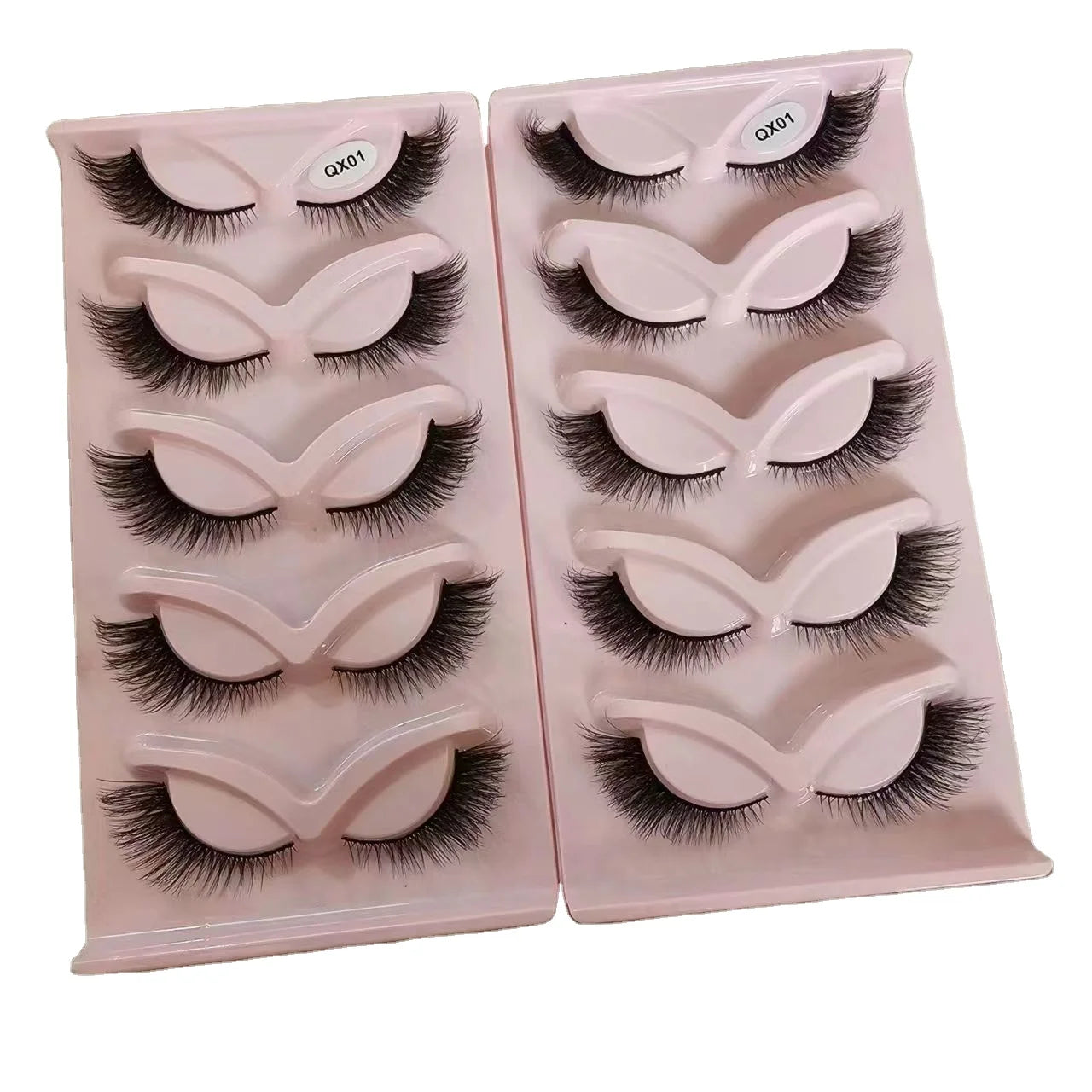 Fox Eye Effect Winged Short Strip Lashes Makeup Natural Cat Eye Lashes Bulk 3D Mink Eyelashes Wholesale Vendor