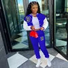 Casual Two-Piece Baseball Uniform Woolen Sports Suit with Short Tops Solid Winter Design One Set Nonwoven Women's