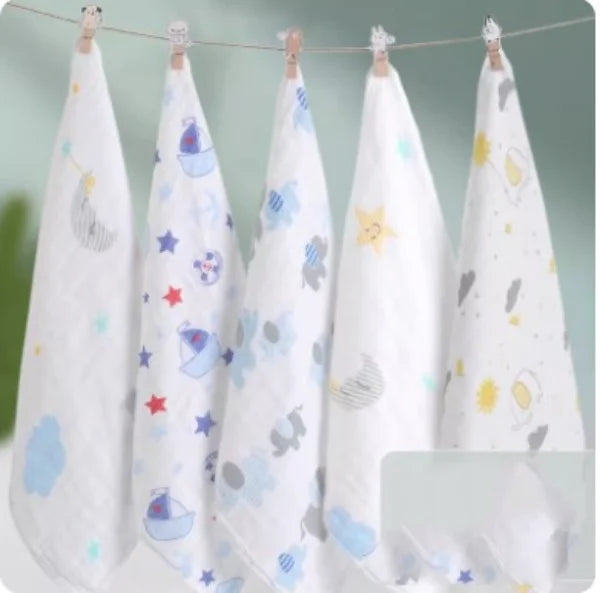 Quick-dry Baby Boys and Girls Lovey Baby Saliva Towel Drool Bibs for New Born,Infant,Toddles