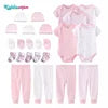 24pcs New Born Baby Clothes Sets Star Print Baby Boy Clothing Set 100%cotton Baby Gift Set