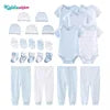 24pcs New Born Baby Clothes Sets Star Print Baby Boy Clothing Set 100%cotton Baby Gift Set
