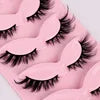New Design Foxy Winged Cat Eye Lashes Angel Wing Natural Silk Lash Faux Mink fox Eye Lashes With Private Label