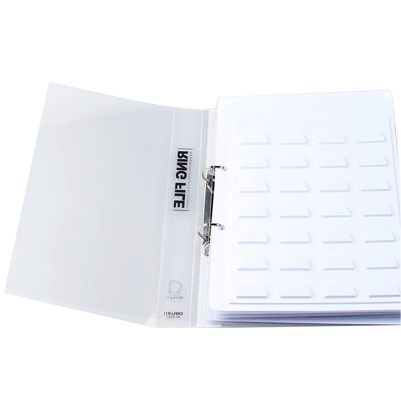 FX-P96 Plastic False Eyelashes CC Curl Catalog Storage 70 Pairs Display Box Eye Lashes Customize Holder Eyelashes Sample Book