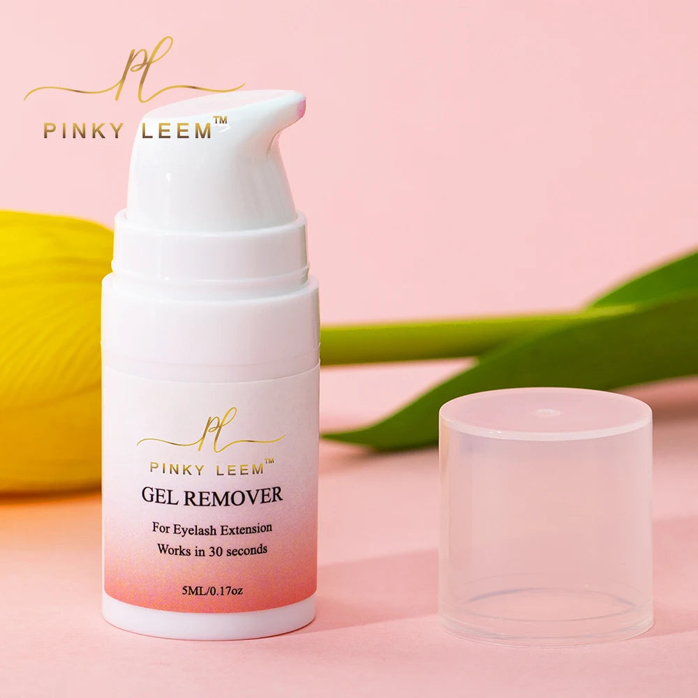 Pinky leem Wholesale No Irritation Fruit Scent Fast Safety Eye Lashes Cleaner Eyelash Extension Glue Cream Remover Gel