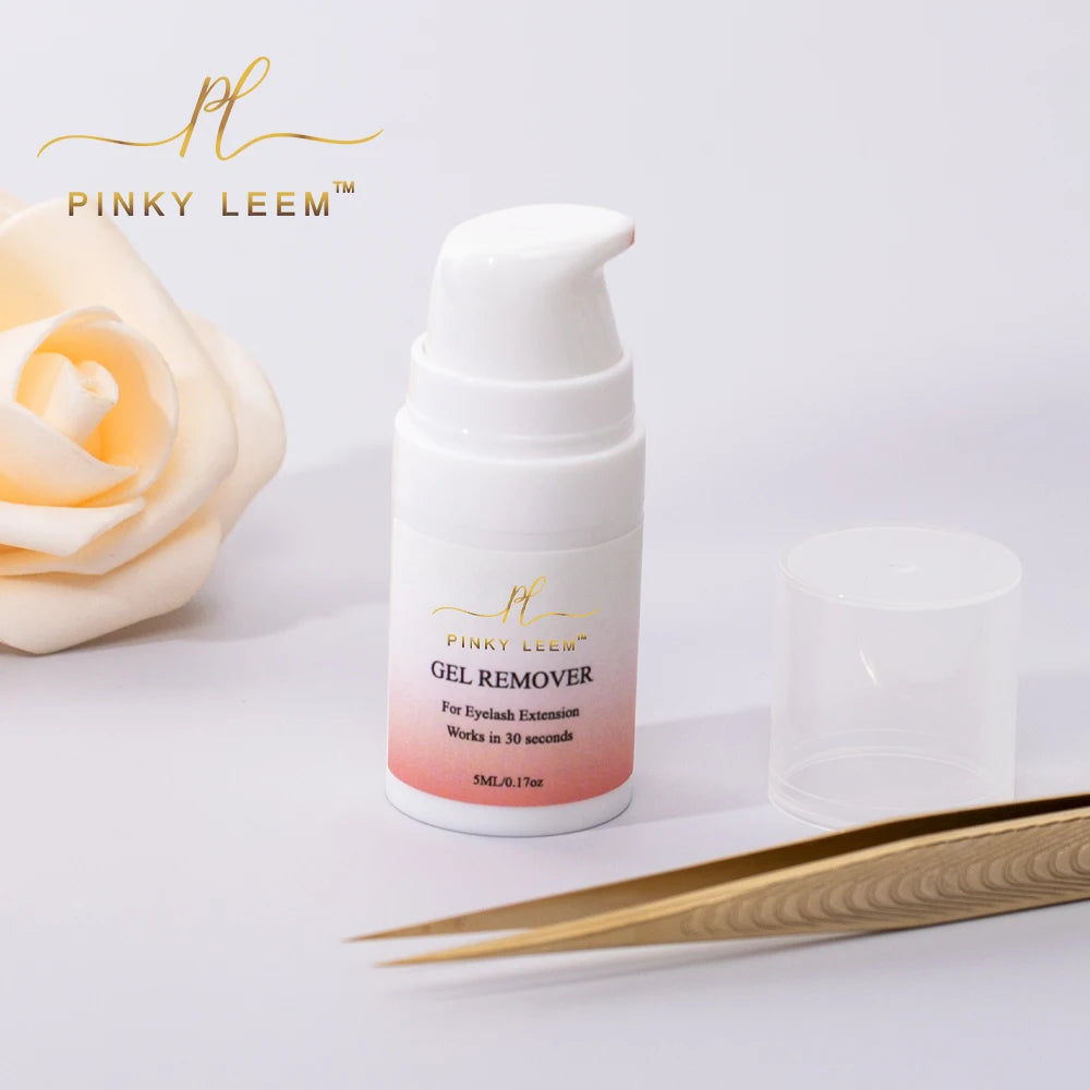 Pinky leem Wholesale No Irritation Fruit Scent Fast Safety Eye Lashes Cleaner Eyelash Extension Glue Cream Remover Gel