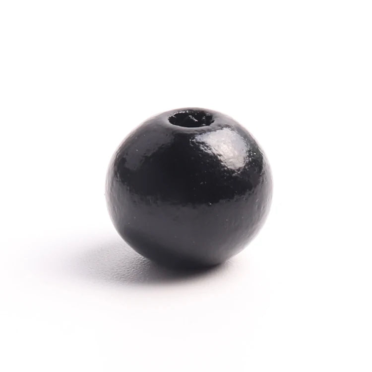 Fast Shipping New Born Baby Toys Chewable 10mm/12mm/16mm /20mm Chinese Wood Baby Toy Custom Colorful Jewelry Beaded