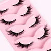 New Design Foxy Winged Cat Eye Lashes Angel Wing Natural Silk Lash Faux Mink fox Eye Lashes With Private Label
