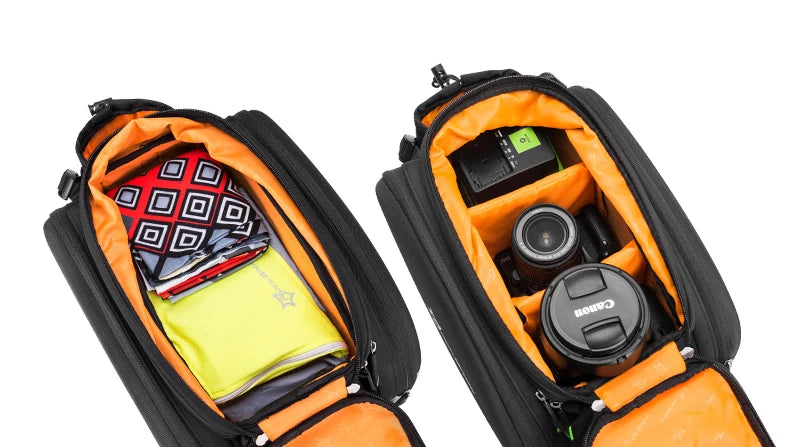 ROCKBROS Bike Panniers Carrier 3 In 1 Bicycle Trunk Bags Waterproof MTB Road Cycling Rear Rack Bag 35L Travel Luggage Cargo Bags