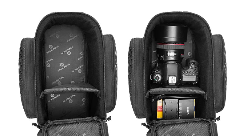 ROCKBROS Bike Panniers Carrier 3 In 1 Bicycle Trunk Bags Waterproof MTB Road Cycling Rear Rack Bag 35L Travel Luggage Cargo Bags
