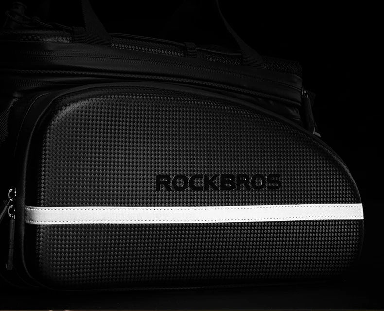 ROCKBROS Bike Panniers Carrier 3 In 1 Bicycle Trunk Bags Waterproof MTB Road Cycling Rear Rack Bag 35L Travel Luggage Cargo Bags