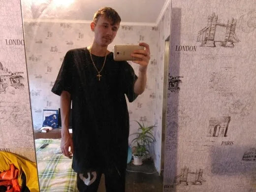 2026 Brand New Clothing Mens Black Mens Long T shirt Tops Hip Hop Man T-shirt Short Sleeve Casual Men Tee shirts For Male