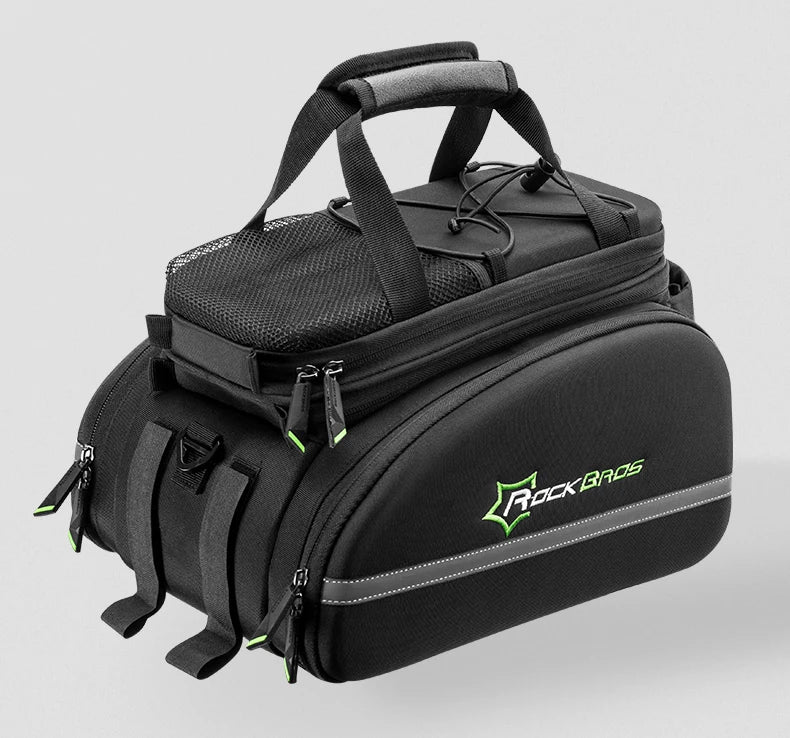 ROCKBROS Bike Panniers Carrier 3 In 1 Bicycle Trunk Bags Waterproof MTB Road Cycling Rear Rack Bag 35L Travel Luggage Cargo Bags