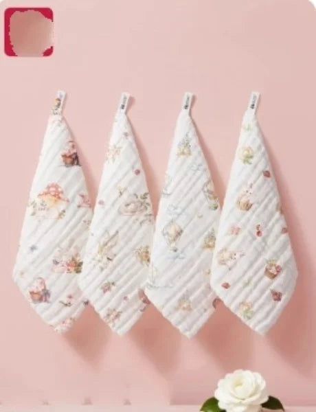 Quick-dry Baby Boys and Girls Lovey Baby Saliva Towel Drool Bibs for New Born,Infant,Toddles