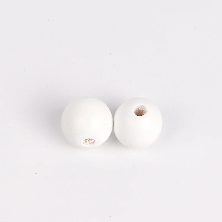 Fast Shipping New Born Baby Toys Chewable 10mm/12mm/16mm /20mm Chinese Wood Baby Toy Custom Colorful Jewelry Beaded