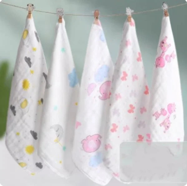 Quick-dry Baby Boys and Girls Lovey Baby Saliva Towel Drool Bibs for New Born,Infant,Toddles