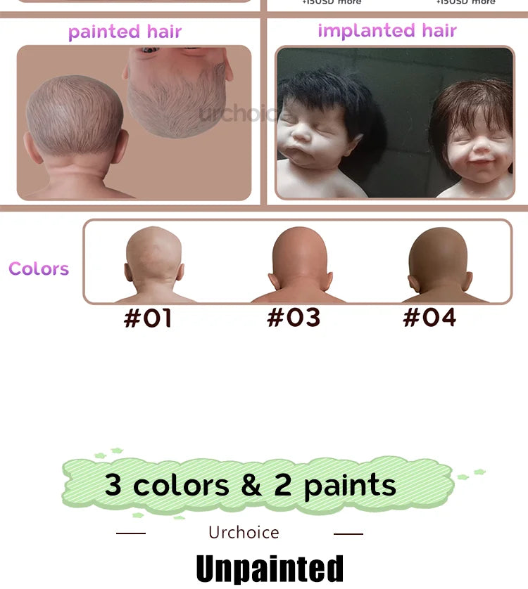 Chubby 20inch Full Silicone Reborn Baby Dolls for Girl Tan Skin Cute New Born Open Mouth Dolls Festival Gifts Age 3+