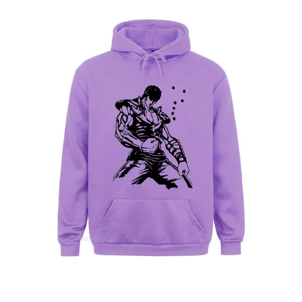 Kenshiro Hokuto No Ken Pullover Hoodie Men Fist Of The North Star Fashion Cotton Tees Hoodies Camisas Hombre