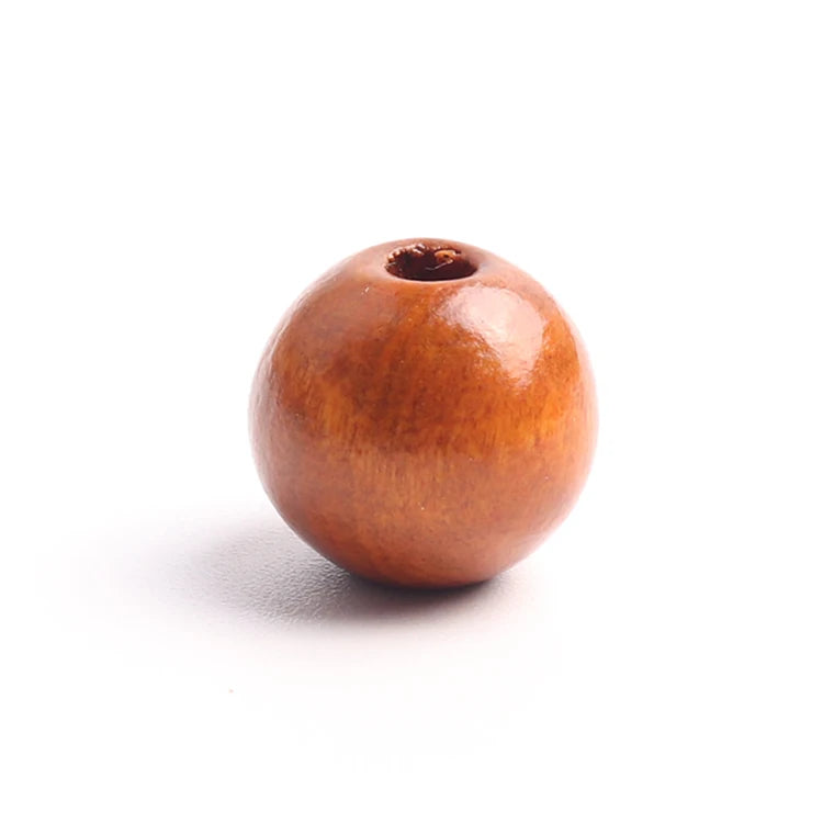 Fast Shipping New Born Baby Toys Chewable 10mm/12mm/16mm /20mm Chinese Wood Baby Toy Custom Colorful Jewelry Beaded