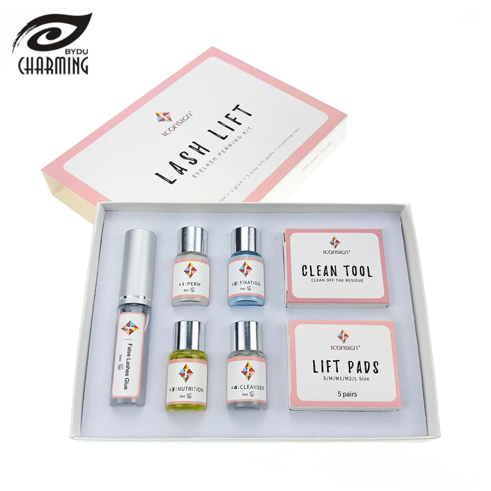 Fast Shipping Iconsign Lashes Kit Eye Lashes Perm Lift Kit Lash Lift Serum Eyelash Perming Kit Manufacturers Easy Perm Lotion