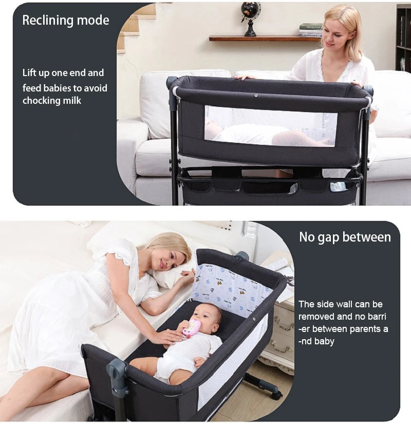 Factory Outlet Classic Folding Movable Baby Cot Playpen Babies Bed Playard Baby Crib and Beds for New Born