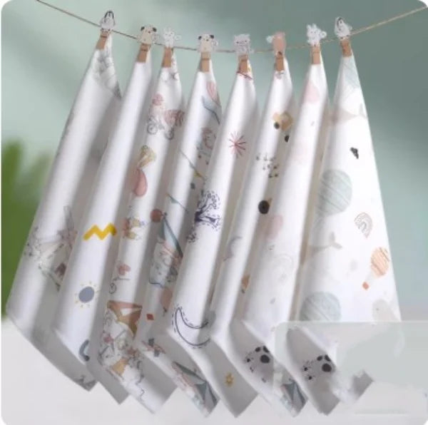 Quick-dry Baby Boys and Girls Lovey Baby Saliva Towel Drool Bibs for New Born,Infant,Toddles