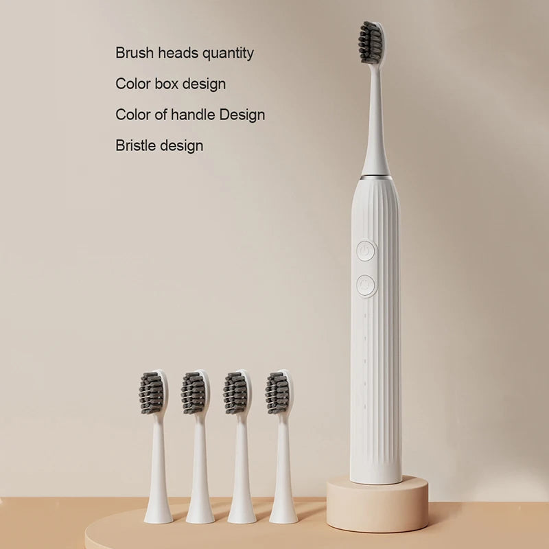 Private Label Automatic Sonic Toothbrush Oral Care Replacement Head Tooth Brush Sonic Electric Toothbrush for Adult