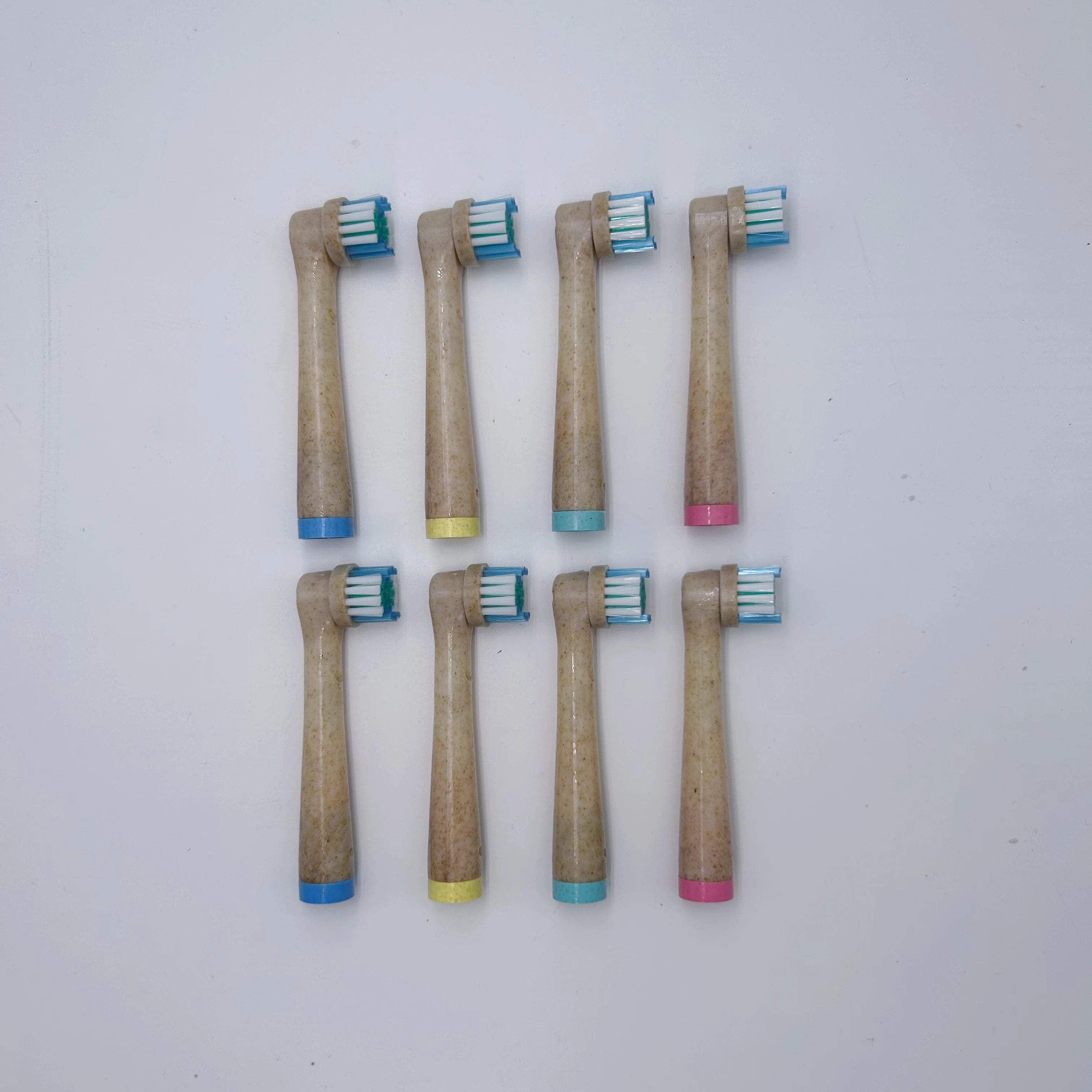 Premium End-rounded Dupont Bristles 12 Count Refill Tooth Brush Heads Compatible With B Rau Professional Care for Io Series 9