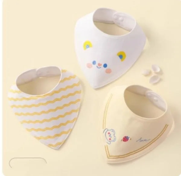 Quick-dry Baby Boys and Girls Lovey Baby Saliva Towel Drool Bibs for New Born,Infant,Toddles