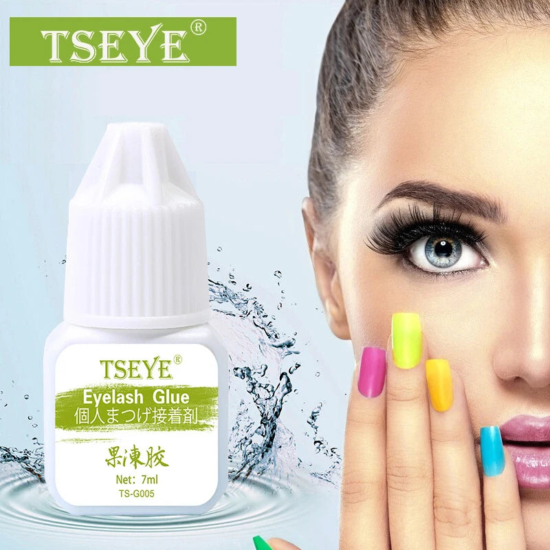OEM/ODM Eyelash Glue Professional Strong Adhesive 7ml Self-Grafting Jelly Glue Self Extensions Eye Lashes Glue