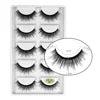 New Full 5 Pairs One Box 3D Mink Hair False Eyelashes Natural Thick Long Eye Lashes Wispy Makeup Beauty Extension Tools H13