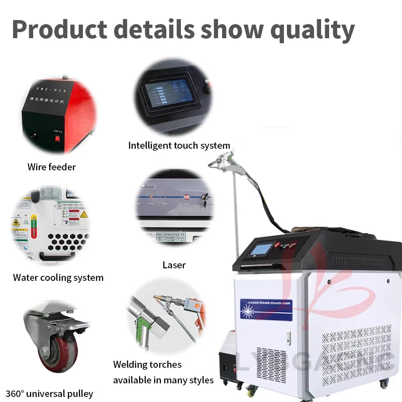 3000W Fiber Laser Welding 5 in 1 2000W Laser Welding Cleaning Cutting Machine 1500W For Metal Oxides On Stainless Steel