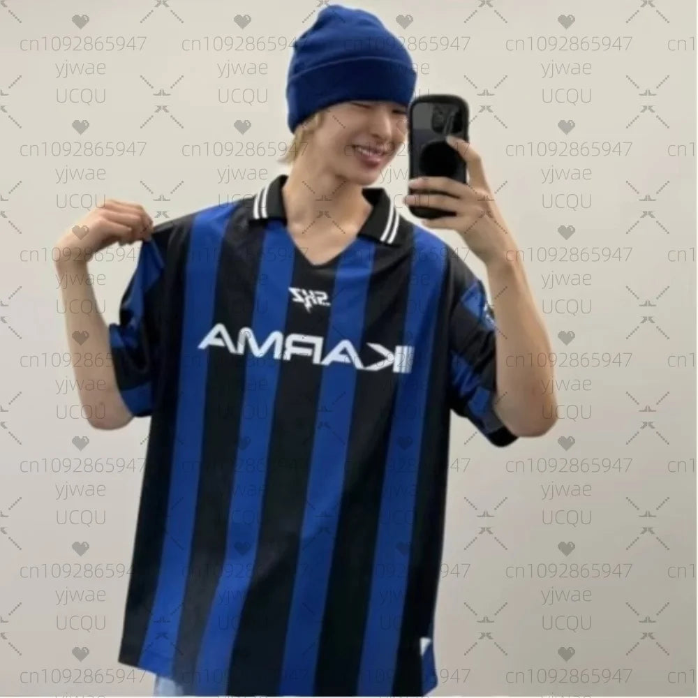 2025 Men KARMA Album Fans Support Shirts Oversized T Shirt Korean Fashion Streetwear Hip Hop Casual Loose Jerseys TEES